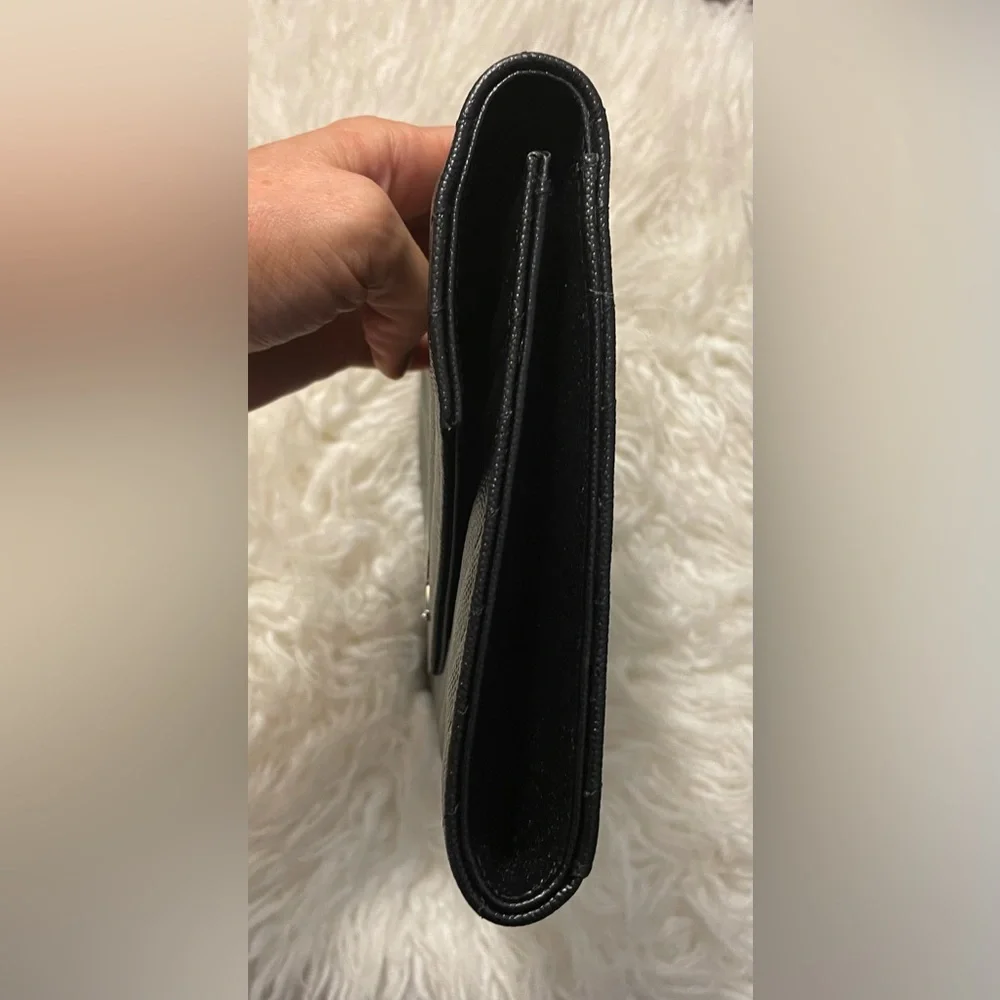 YSL Cassandre Grain Flap Wristlet - Picture 7 of 13